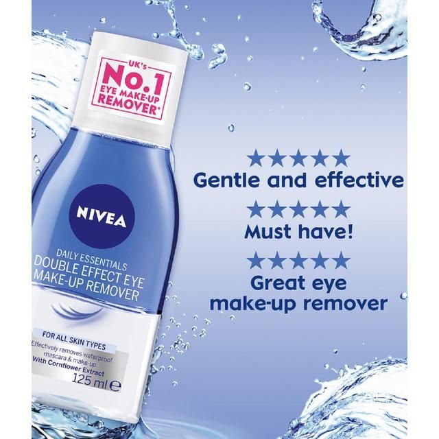 NIVEA Double Effect Eye Make-Up Remover   125ml