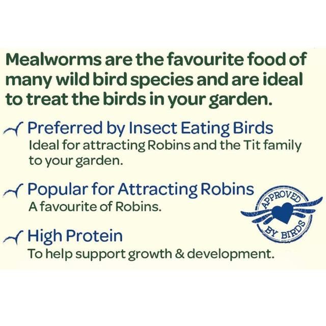 Peckish Mealworms For Wild Birds   500g