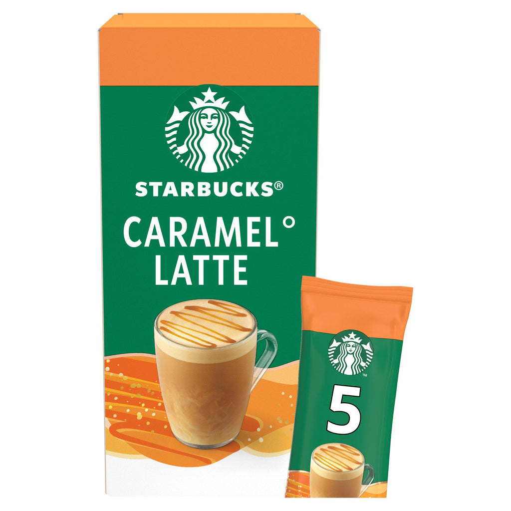 Starbucks Caramel Latte Instant Coffee Sachets 5x23g