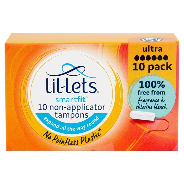 Lil-Lets Smartfit Non-Applicator Tampons Ultra   10 per pack