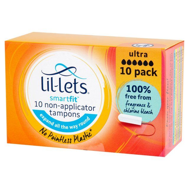 Lil-Lets Smartfit Non-Applicator Tampons Ultra   10 per pack GOODS M&S   