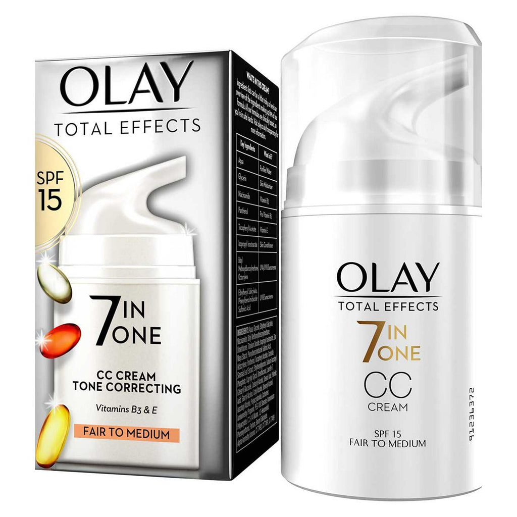 Olay Total Effects 7in1 CC Day Face Cream SPF15 Fair To Medium 50ml