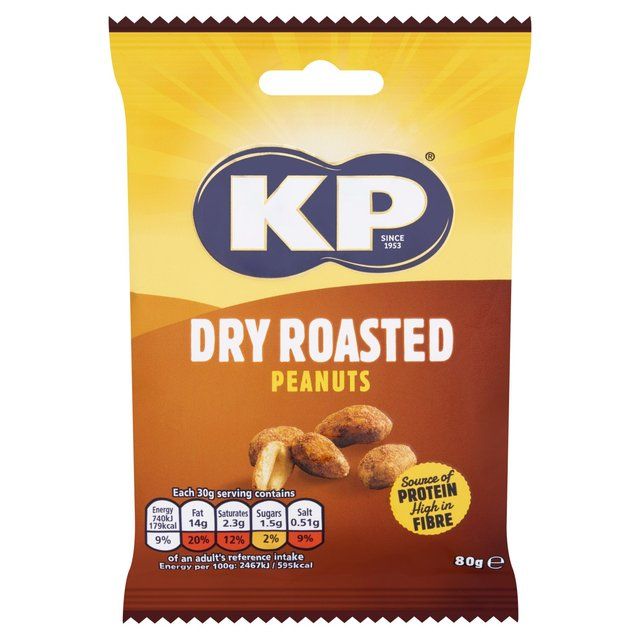 KP Dry Roasted Peanuts   80g