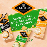 Jacob's Savours Sour Cream &amp; Chive Crackers   150g