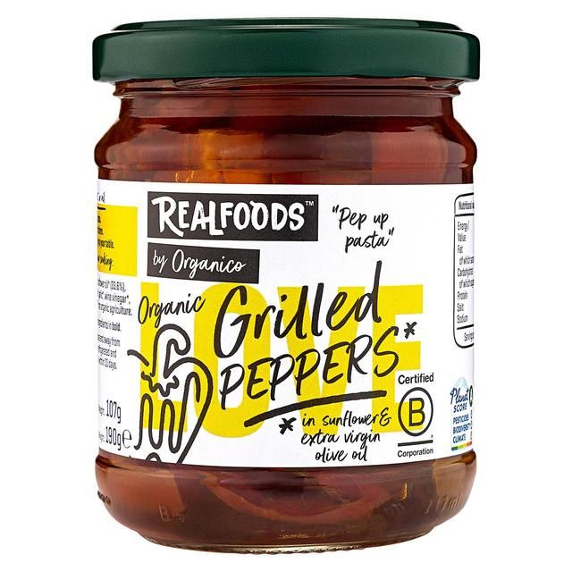 Organico Grilled peppers in oil   190g GOODS M&S   