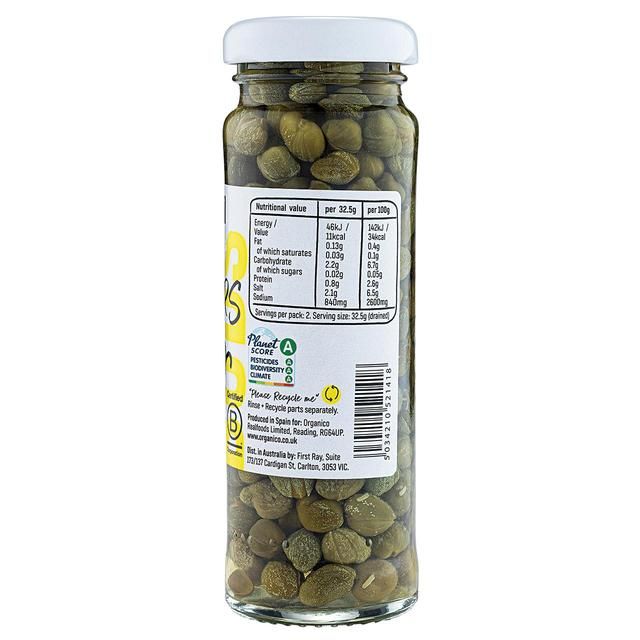 Organico Capers in Brine   100g GOODS M&S   