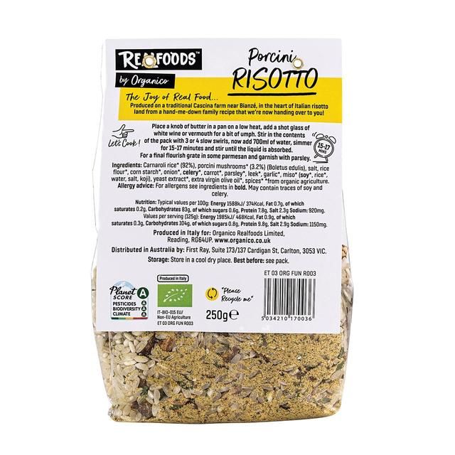 Organico Porcini Risotto   250g