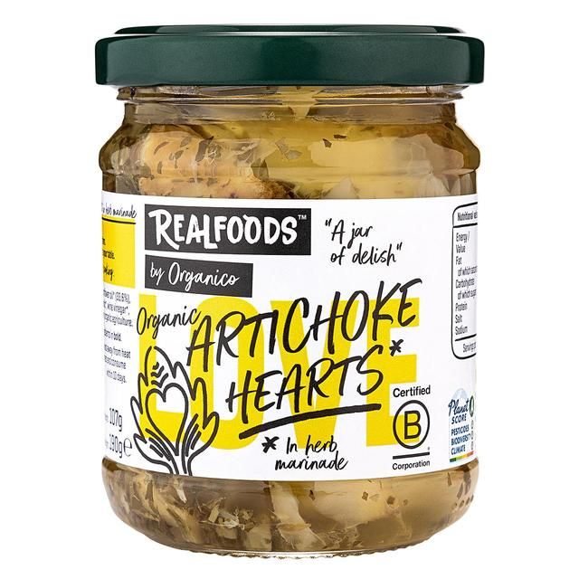 Organico Artichoke Hearts in Herb Marinade   190g GOODS M&S   