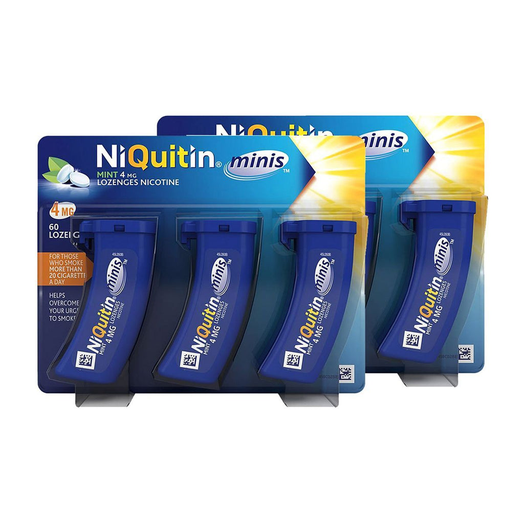 NiQuitin Minis - Mint 4mg Bundle - 120 lozenges