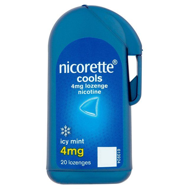 Nicorette Lozenges Mint 4mg Icy Cools   4 x 20 per pack