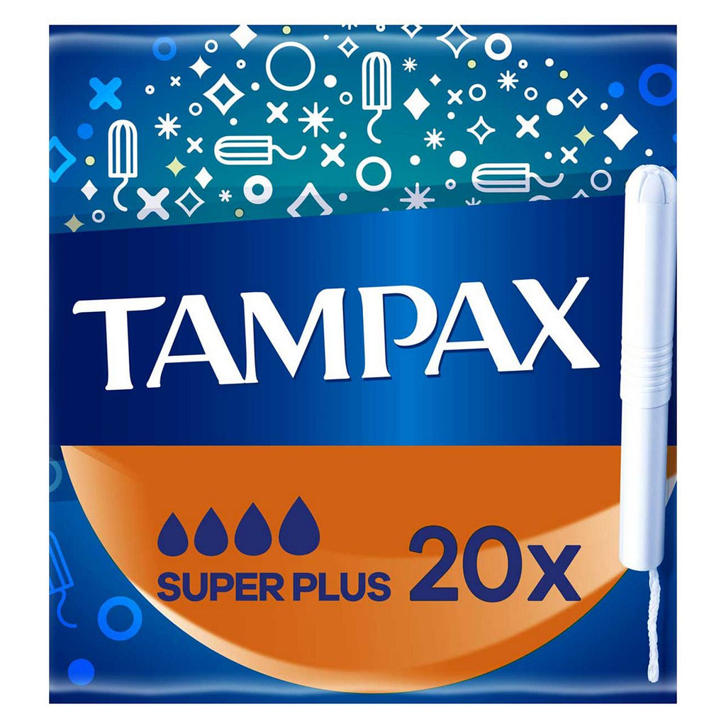 Tampax Super Plus Tampons With Applicator 20X