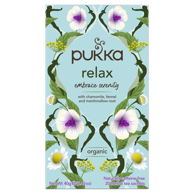 Pukka Organic Relax Tea Bags   20 per pack