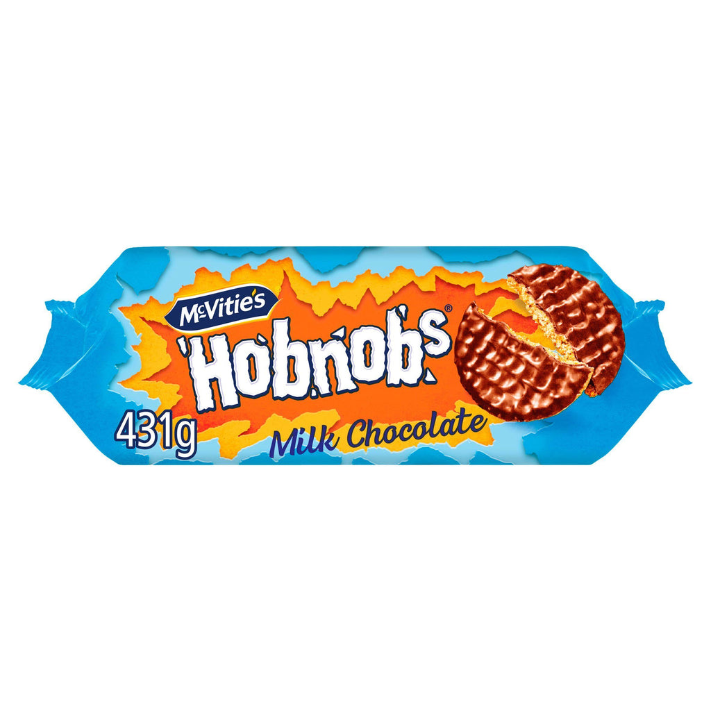 McVitie's Hobnobs Milk Choc Jumbo Pack Biscuits 431g