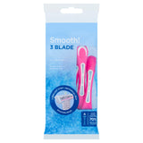 Sainsbury's Smooth! 3 Blade Disposable Razors x4 GOODS Sainsburys   