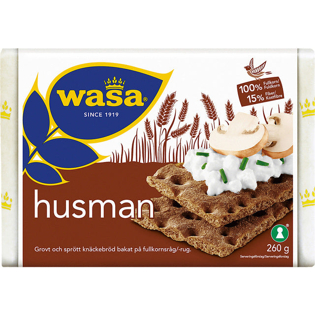 Wasa Husman Rye Crispbread   260g GOODS M&S   