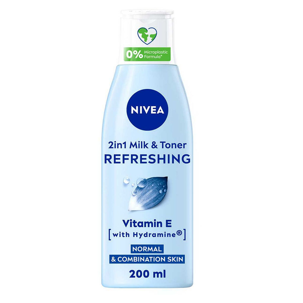 NIVEA 2-in-1 Face Cleanser & Toner, 200ml