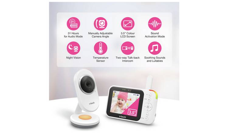 VTech VM4254  3.5 Inch Video Baby Monitor