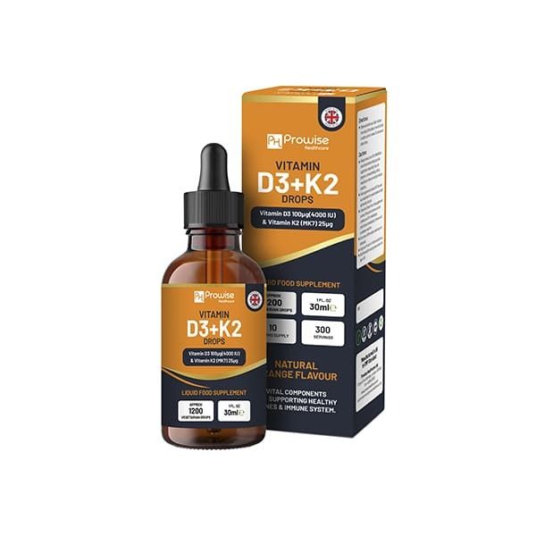 Prowise Vitamin D3 4000iu + K2 MK7 25µg I 30 ml Drops