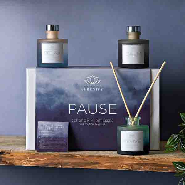 Serenity Pause Set of 3 Diffusers 50ml