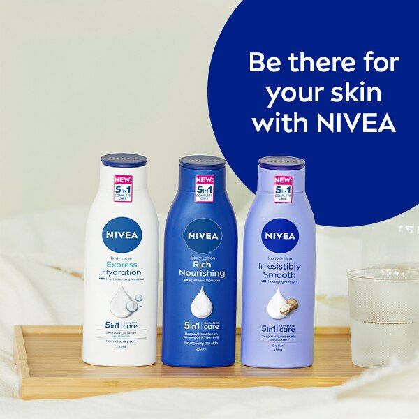 NIVEA Irresistibly Smooth Body Lotion for Dry Skin 250ml