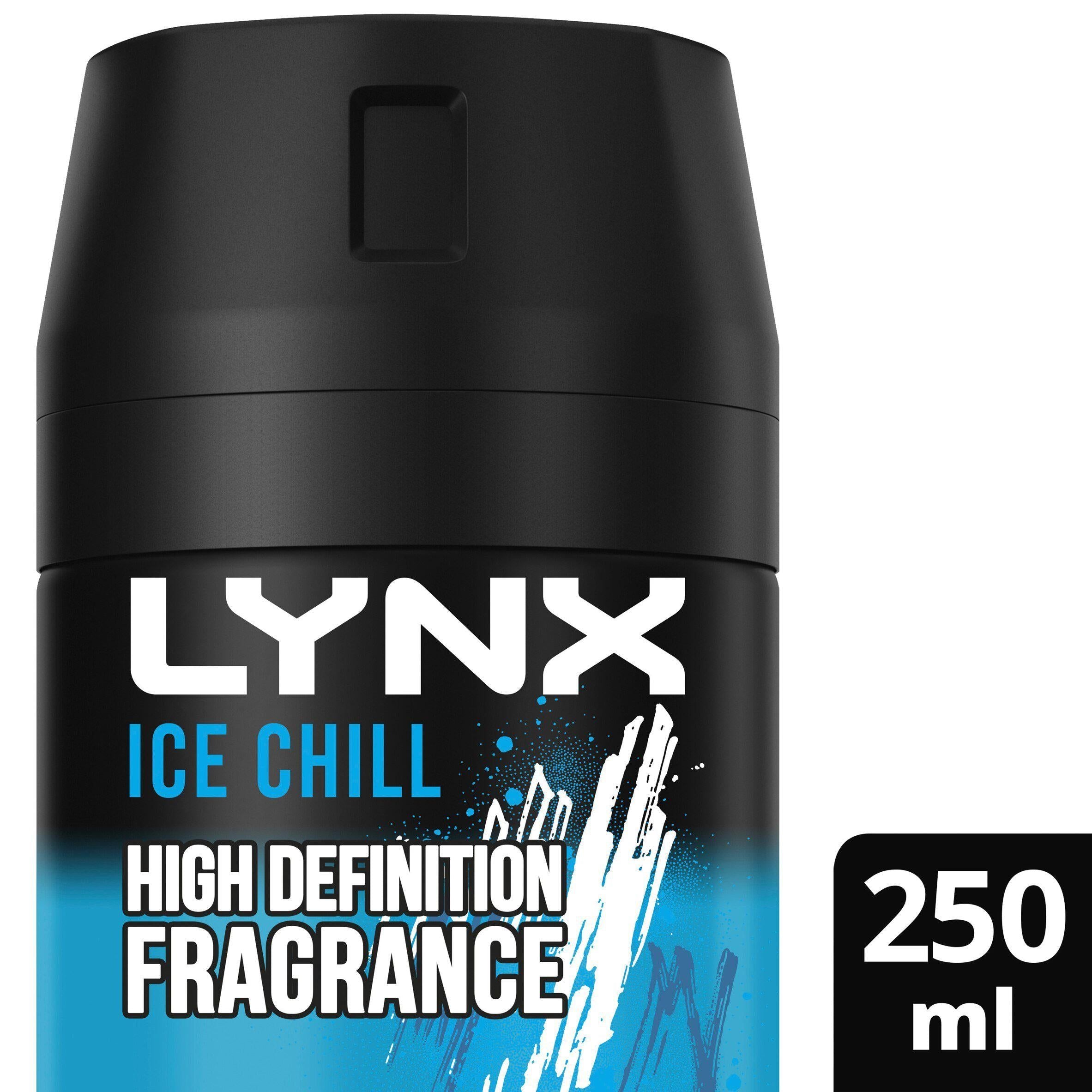 Lynx Ice Chill Body Spray For Men 250ml deodorants & body sprays Sainsburys   