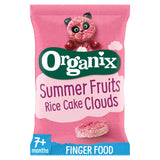 Organix Summer Fruits Rice Cake Clouds Organic Baby Snacks 7 months+ 40g GOODS Sainsburys   