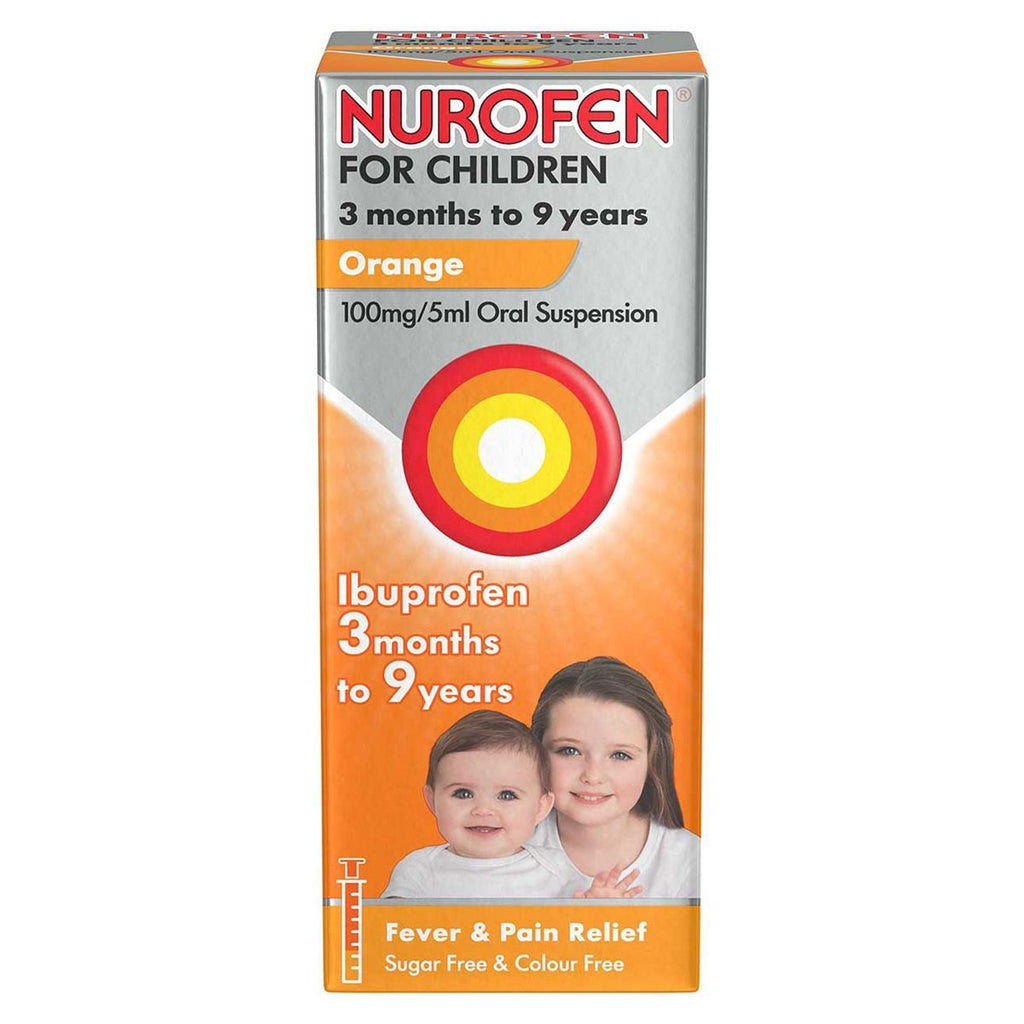 Nurofen for Children 3 months - 9 years Ibuprofen - Orange 100ml