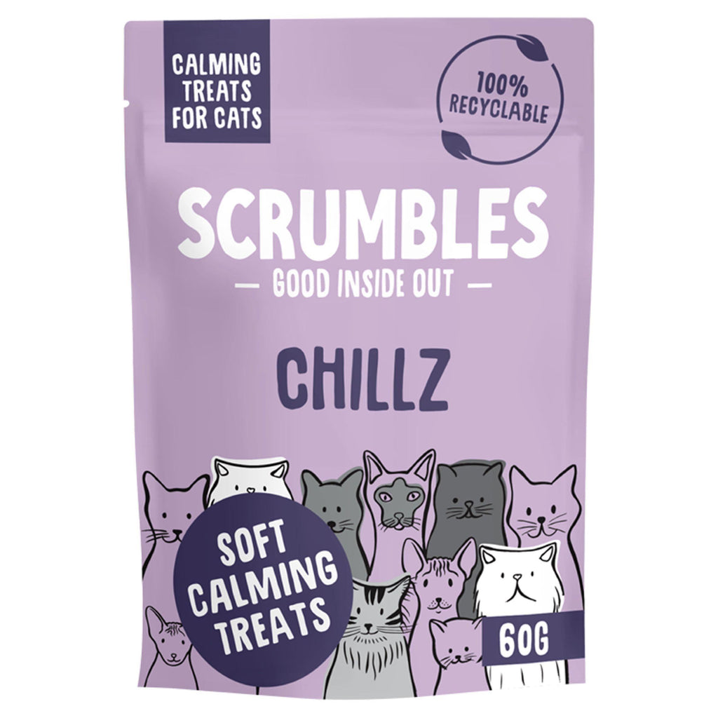 Scrumbles Chillz Calming Cat Treats 60g