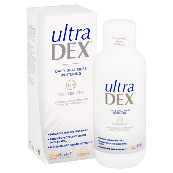 Ultradex Daily Oral Whitening Rinse 500ml