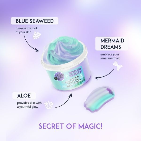 Organic Shop Be Mer-Mazing Mermaid Beauty Body Mousse 250ml GOODS Superdrug   