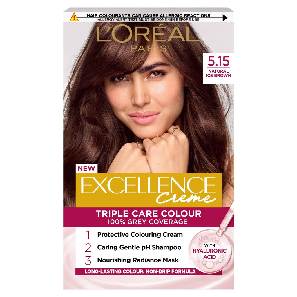 L'Oreal Paris Excellence Permanent Hair Dye Natural Iced Brown 5.15