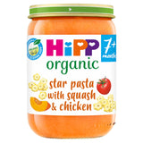 HiPP Organic Star Pasta with Squash & Chicken Baby Food Jar 7+ Months 190g