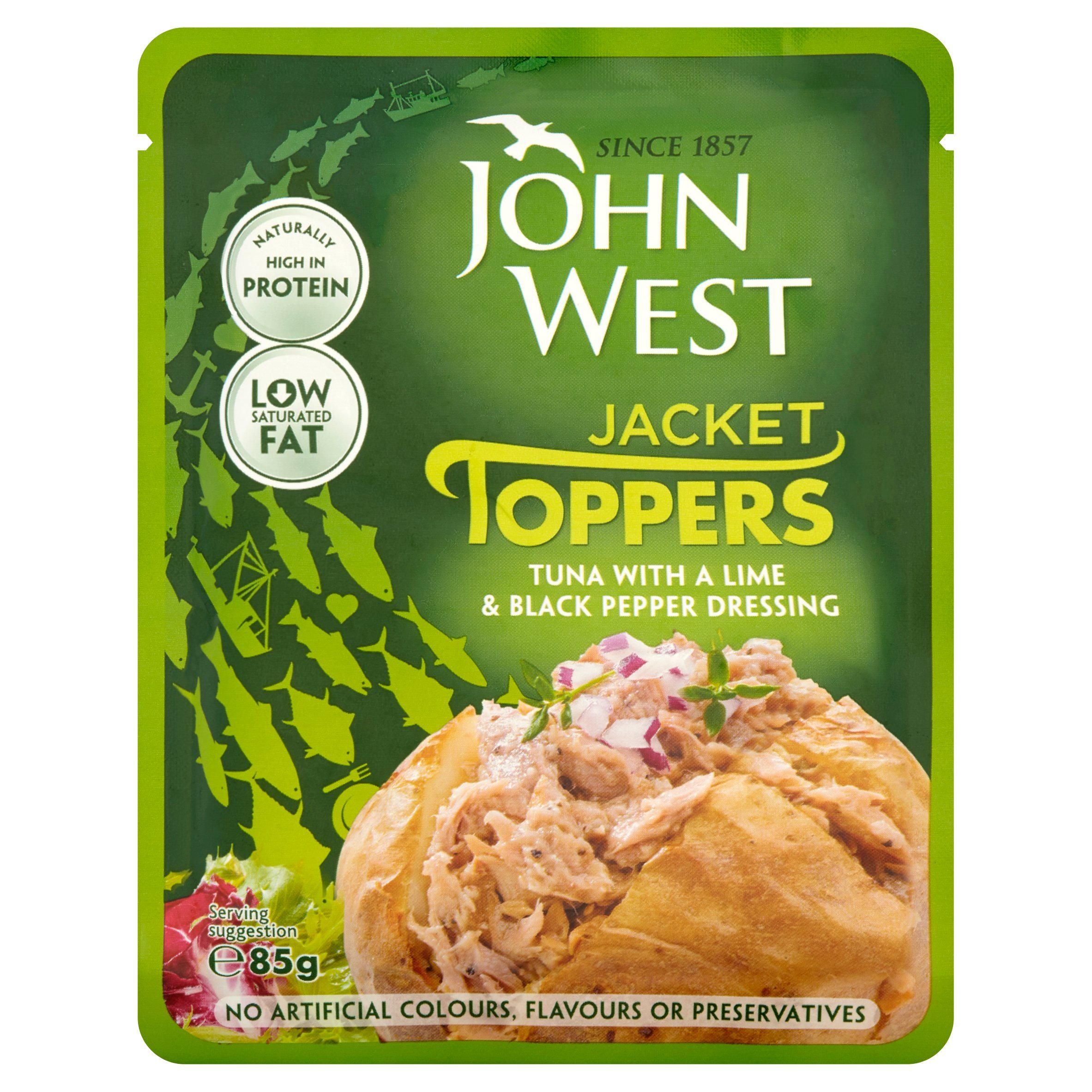 John West Tuna with a Twist, Lime &amp; Black Pepper 85g