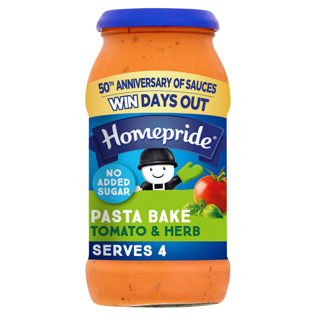 Homepride No Added Sugar Tomato & Herb Pasta Bake Sauce 485g