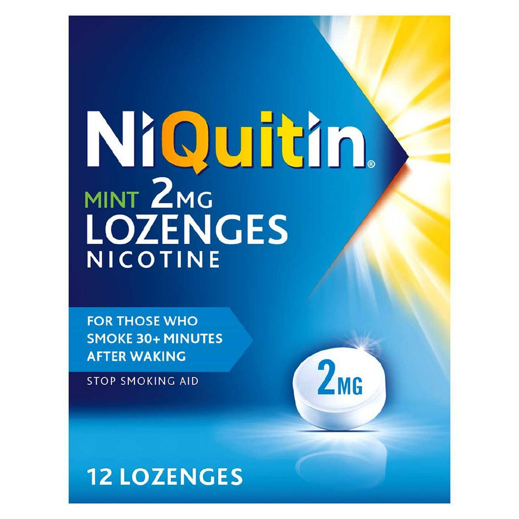 NiQuitin Mint 2mg Lozenges - 12 Lozenges