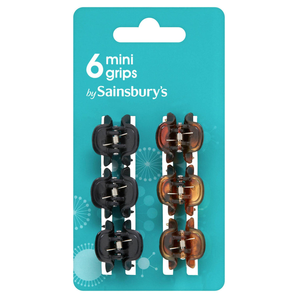 Sainsbury's Mini Jaw Hair Clips x6