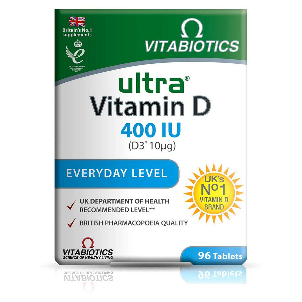 Vitabiotics Ultra Vitamin D D3 400 96s