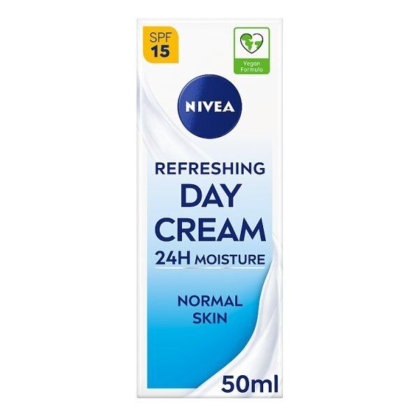 NIVEA Refreshing 24H Day Cream for Normal Skin SPF15 50ml GOODS Superdrug   