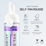 Tanologist Clear Self Tan Mousse Dark GOODS Superdrug   