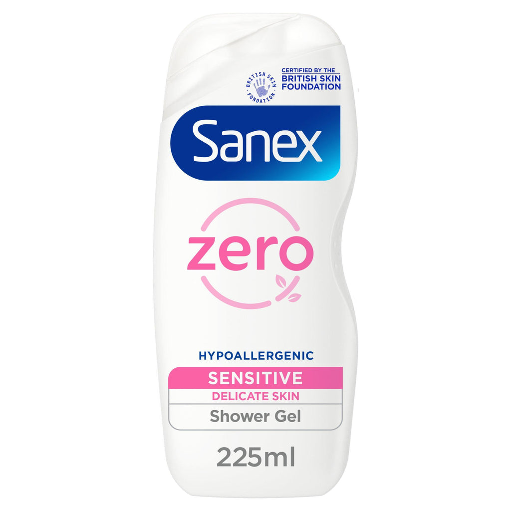 Sanex Zero% Sensitive Shower Gel 225ml