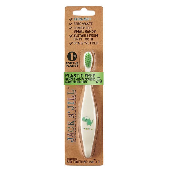 Jack N' Jill Kids Biodegradable Toothbrush Dino