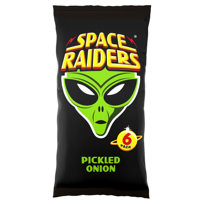 Space Raiders Pickled Onion Multipack Crisps GOODS ASDA   