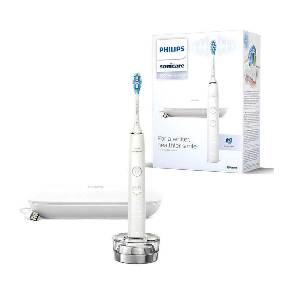 Philips Sonicare DiamondClean 9000 Electric Toothbrush With App, White, HX9911/63