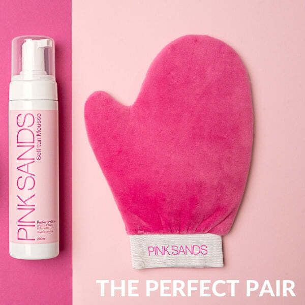 Pink Sands Velvet Touch Tanning Mitt One Size GOODS Superdrug   