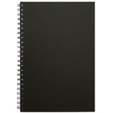 Sainsbury's Home Hardback Wiro Notebook Black A4 GOODS Sainsburys   