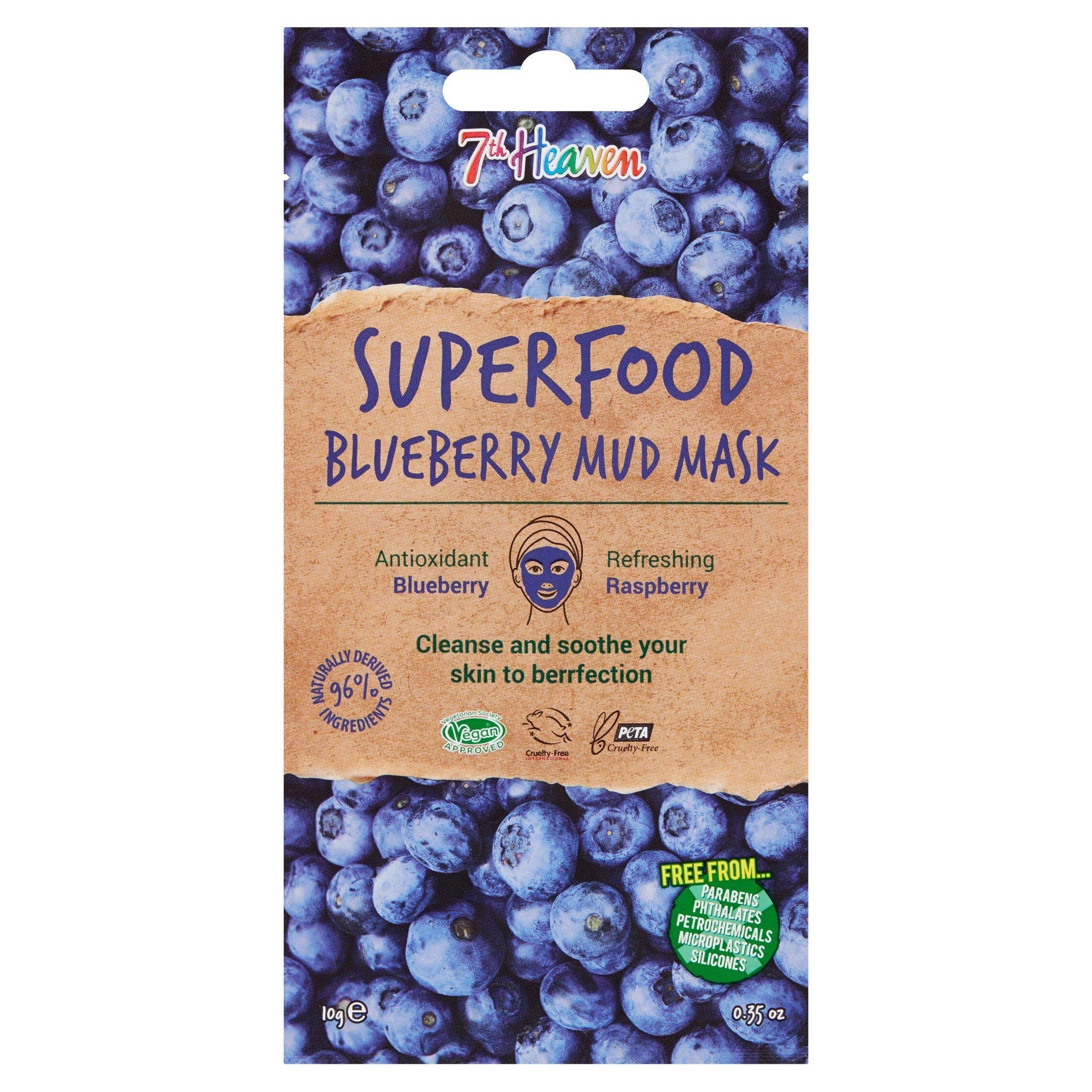 7th Heaven Superfood Blueberry Mud Mask 10g - McGrocer