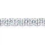 8.00ctw Round Brilliant Cut Diamond Tennis Bracelet, 18ct White Gold