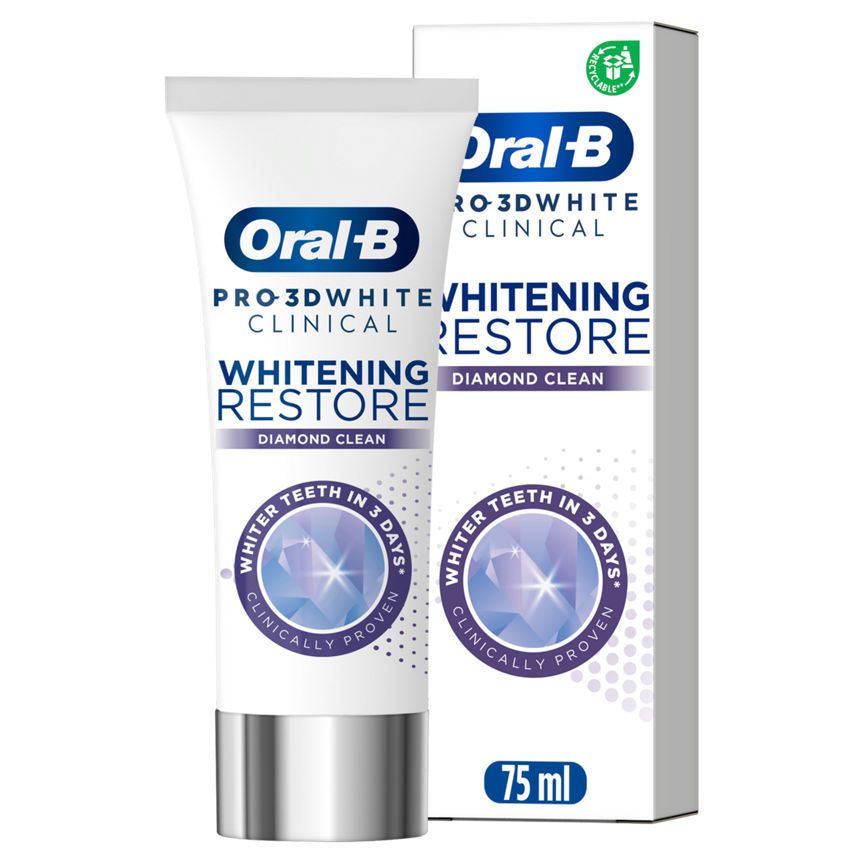 Oral-B 3D White Whitening Restore Diamond Clean Toothpaste