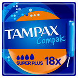 Tampax Compak Super Plus Tampons Applicator GOODS ASDA   