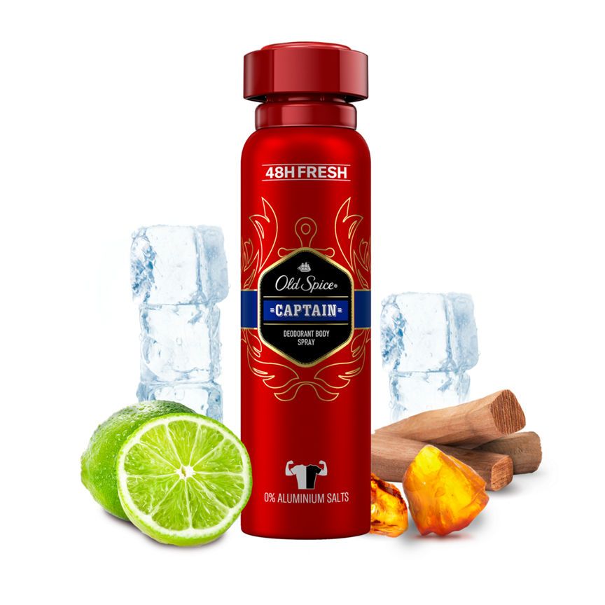 Old Spice Captain Deodorant Body Spray For Men GOODS ASDA   